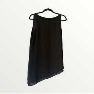 White House Black Market Sheer Asymmetrical Top